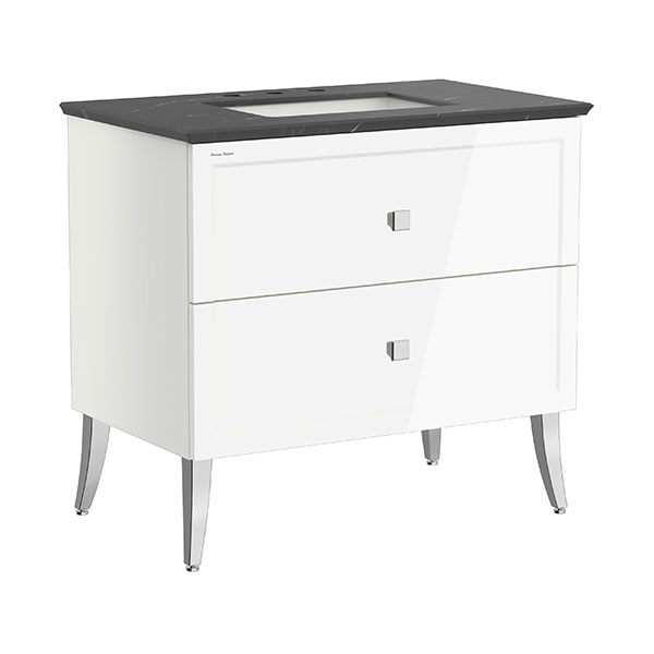 Classic Chic Freestanding 900mm 2 Drawer Vanity (8′ Hole Undercounter)