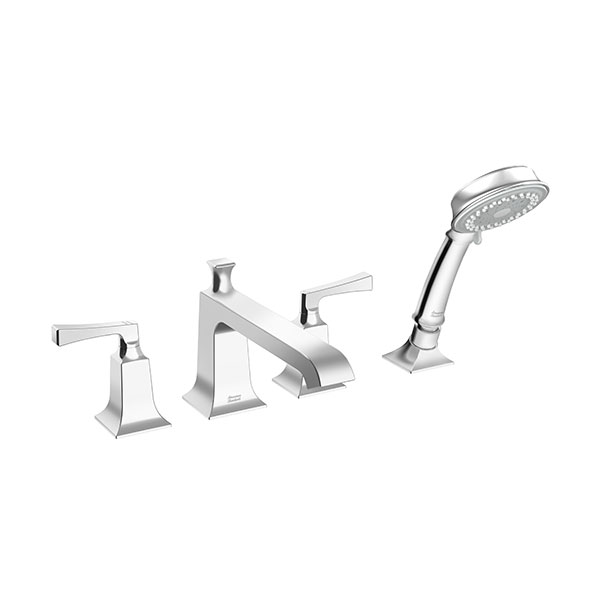 Deck Mount Bath & Shower Mixer with Shower Kit