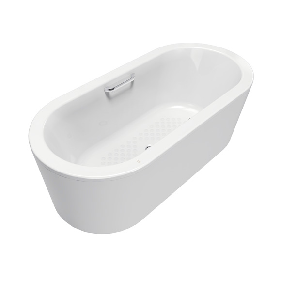 Acacia 1.6m Cast Iron Floor-standing Tub