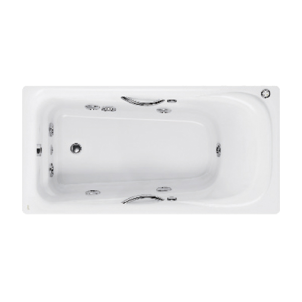 Concept 1.5M Acrylic Drop-in Whirlpool Tub