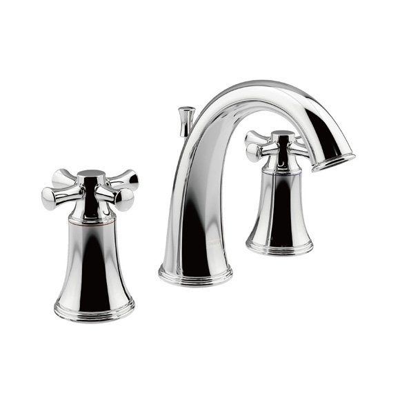 Heritage DC 8″ Spread Basin Mixer (Cross Handle & Casting & Chrome)