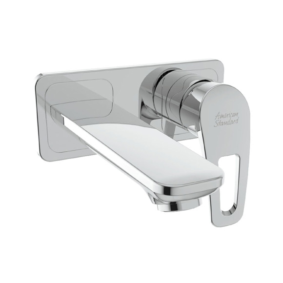 Milano In-wall Vessel Faucet (convex handle w/ cut hole)