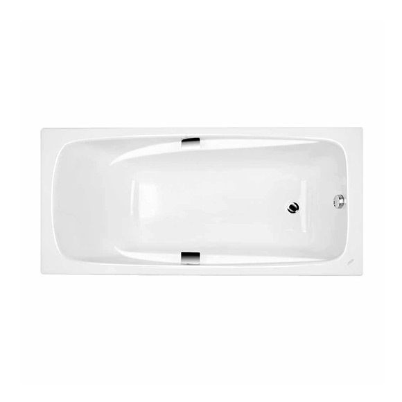 1.7M Cast Iron Drop-in Tub (W/Handle)