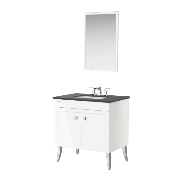 Classic Chic Series 800m Floor Standing Bathroom Vanity &Mirror