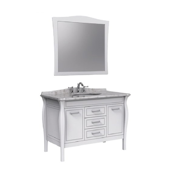 Simple Classic Series Floor Standing Bathroom Furniture & Mirror