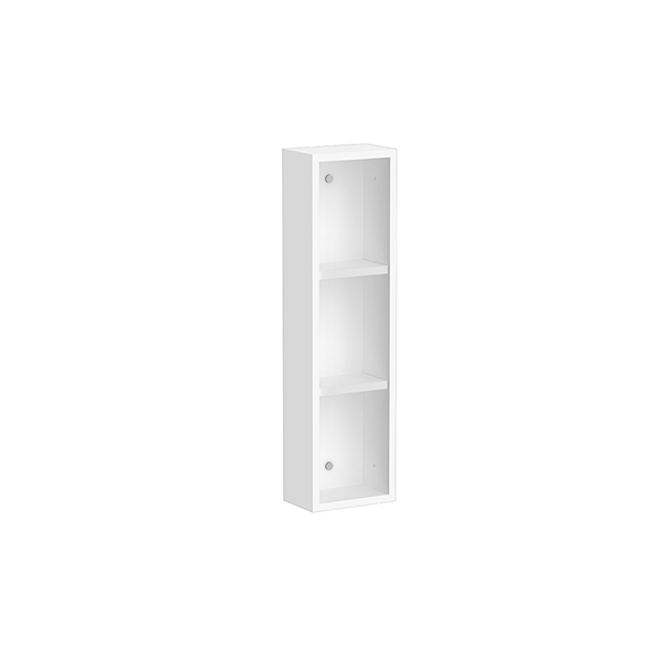 Space master 200mm side cabinet (Matte white, exposed)