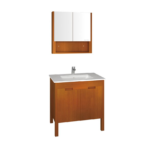 Serene Floor Standing Bathroom Furnitur & Mirror Cabinet