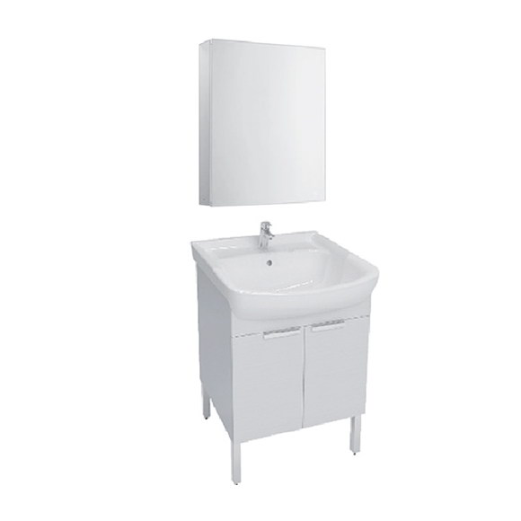 Waltz Series Floor Standing Bathroom Furniture & Neo Modern Mirror Cabinet