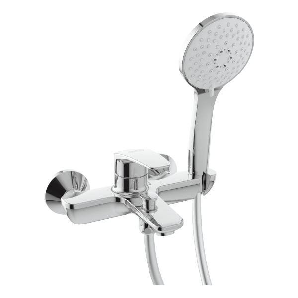 Milano Exposed Bath&Shower Faucet (Concave Handle With Hanger &Hand Shower)