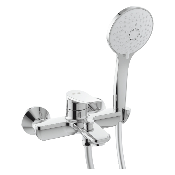 Milano Exposed B&S Mixer (Convex Handle With Hanger & Hand Shower)
