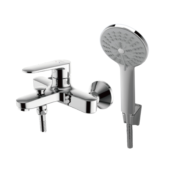 Simplica Exposed B&S Mixer (With Hanger & Hand Shower)