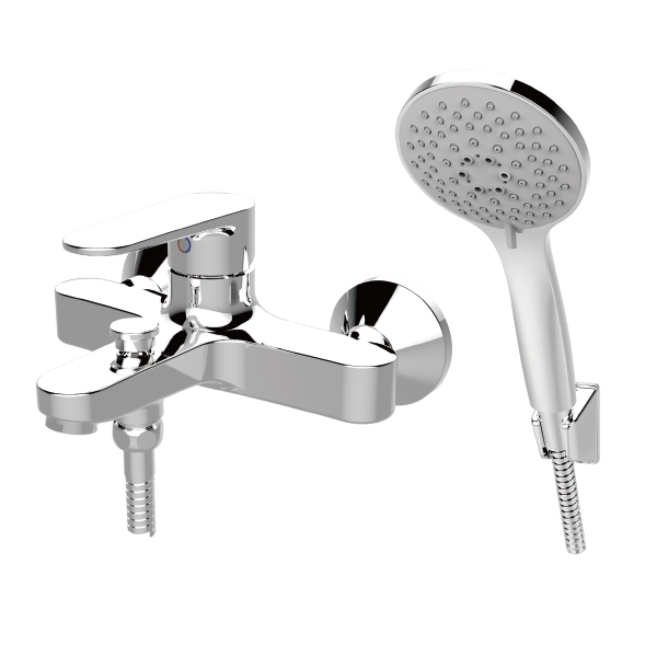 Simplica Exposed B&S Mixer (With Hanger & 5F Hand Shower)