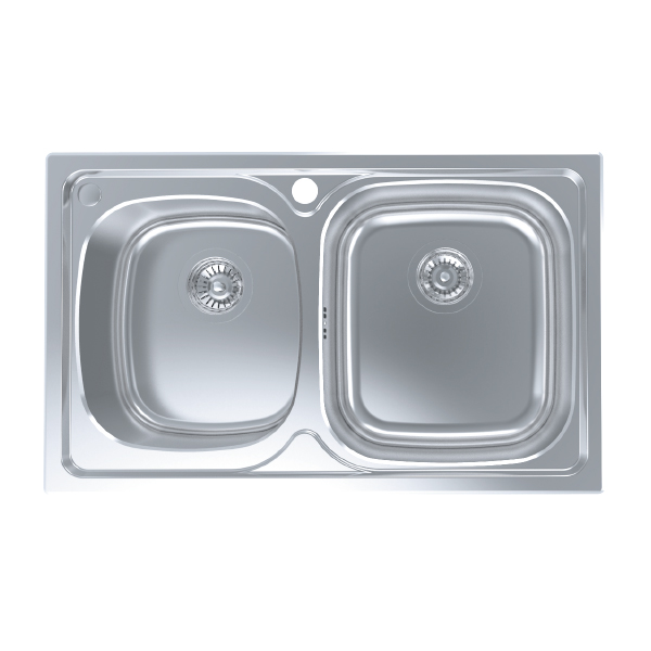 Double-bowl Kitchen Sink