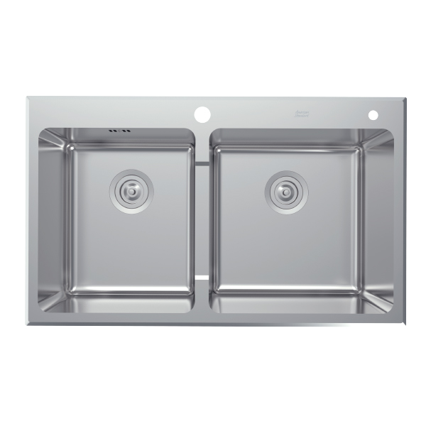 Square Double Bowl Kitchen Sink