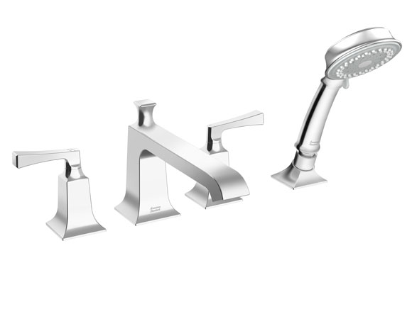 Deck Mount Bath & Shower Mixer with Shower Kit